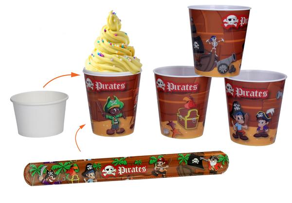 Ijsbeker sets piraten